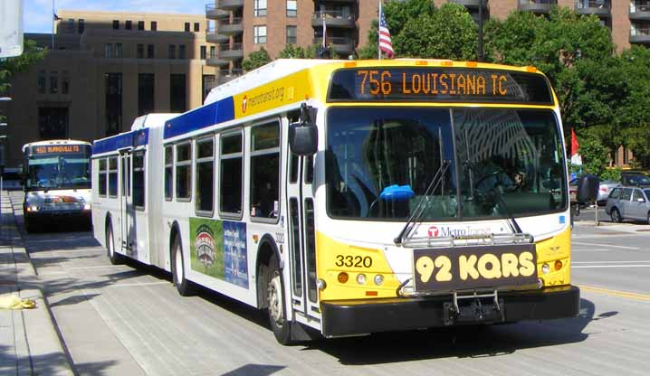 Metro Transit New Flyer D60LFR 3320